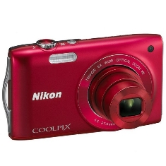 Camara Digital Nikon Coolpix S3300 Roja